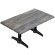 WBC | Jamaika Loungetisch | B: T: H: 120 x 70 x 40 cm | Rustikal Kiefer / Schwarz | Zusatzgewicht +