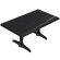 WBC | Jamaika Loungetisch | B: T: H: 120 x 70 x 40 cm | Schwarz Marmor / Schwarz | Zusatzgewicht + V