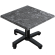 WBO | Jamaika Table basse | L:L:H 70 x 70 x 40 cm | Felsen / Noir