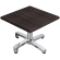 WBO | Jamaika stolik kawowy | S: G: W 60 x 60 x 40 cm | Wenge / aluminium | Składany | Dodatkowa mas