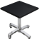 WBO | 31257 | B:D:H 70 x 70 x 76 cm | Sort / aluminium | Torget | Sammenleggbar + tilleggsvekt
