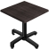 WBO | 31257 | L:S:K 70 x 70 x 76 cm | Wenge / Musta | Neliö | Kokoontaitettava + lisäpaino