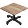 WBO | Werzalit salongbord | B:D:H 60 x 60 x 40 cm | Sheesham / Svart | Ekstra vekt