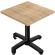 WBO | 31257 | B:D:H 70 x 70 x 76 cm | Eik / Sort | Torget | Ekstra vekt