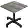 WBO | 31257 | B:D:H 70 x 70 x 76 cm | Rustikk Furu/Sort | Torget | Ekstra vekt