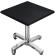 WBO | 31257 | B:D:H 70 x 70 x 76 cm | Sort / aluminium | Torget | Ekstra vekt