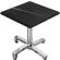 WBO | 31257 | B:D:H 70 x 70 x 76 cm | Sort marmor/aluminium | Torget | Ekstra vekt