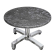 WBO | Werzalit Loungetafel | Ø:H 70 x 40 cm | Stenen / Aluminium