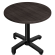 WBO | 31257 | Ø:H 70 x 76 cm | Wenge / Black | Round | Foldable + additional weight