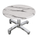 WBO | Jamaika Loungebord | Ø:H 70 x 40 cm | Hvit marmo / Aluminium | Ekstra vekt