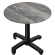 WBO | 31257 | Ø:H 60 x 76 cm | Rustic pine / black | Round | Additional weight