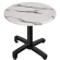 WBO | 31257 | Ø:H 60 x 76 cm | White marble / black | Round | Additional weight
