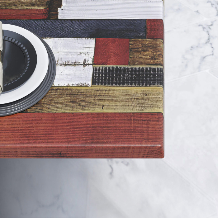 WBO | Werzalit lounge table | W:D:H 60 x 60 x 40 cm | Rock / Black