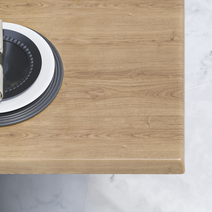 WTG | Werzalit Lounge Table | W: D: H: 60 x 60 x 37 cm | Dąb / Czarny | Dodatkowa waga WTG | Werzalit Lounge Table | W: D: H: 60 x 60 x 37 cm | Dąb / Czarny | Dodatkowa waga