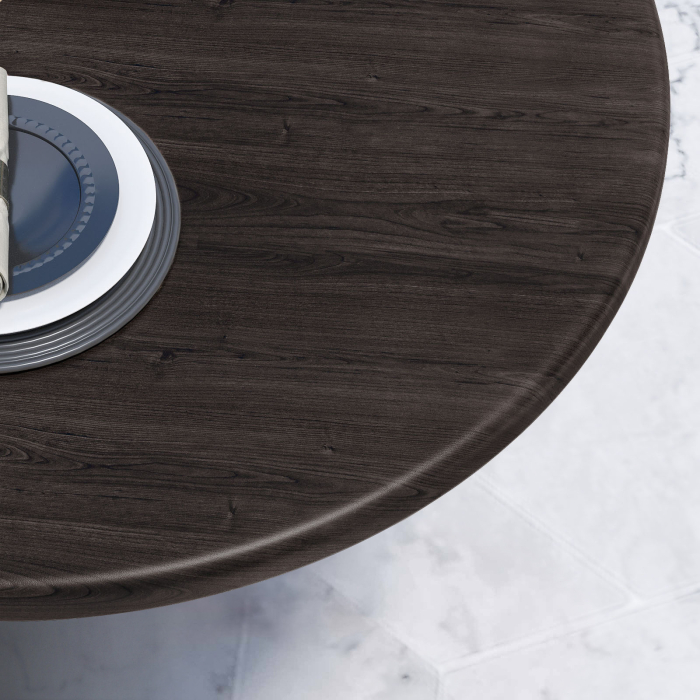 WBC | Tavolo da salotto Werzalit | Ø:H 60 x 40 cm | Wenge / Alluminio | Pieghevole | Peso aggiuntivo