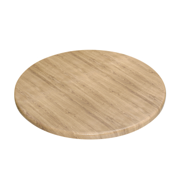 JAMAIKA | Bistro Außen Tischplatte | Ø 60 cm | Eiche | Rund