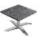 WTG | Werrzalit loungebord | B:D:H  60 x 60 x 37 cm | Stein / Aluminium | Sammenleggbar | Ekstra vekt