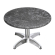 WBC | Werzalit Lounge Table | Ø:H 70 x 40 cm | Rock / Aluminium | Dodatkowa waga
