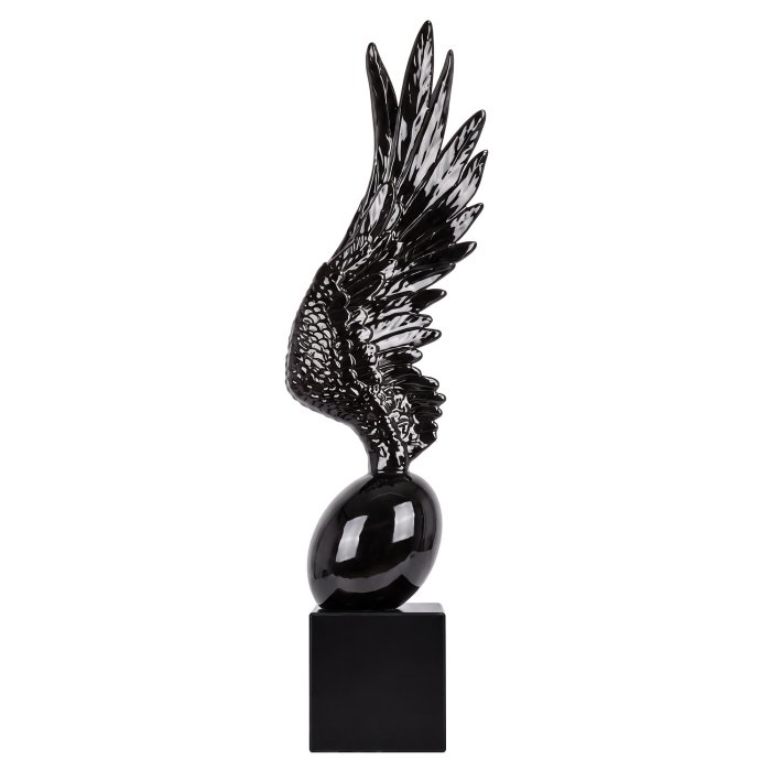 WING | Deco | 26 x 15 x 85 cm | Schwarz