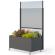 ISABELL | Windbreak | Incl. planter box | Castors | 100 x 175 cm | Anthracite
