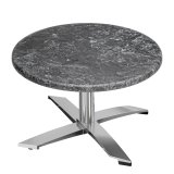 WTG | Jamaika Loungetisch | Ø:H 60 x 37 cm | Felsen / Aluminium | Klappbar | Zusatzgewicht