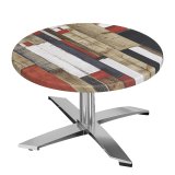 WTG | Jamaika Lounge-pöytä | Ø: H 60 x 37 cm | Vintage Värikäs / Alumiini | Lisäpaino