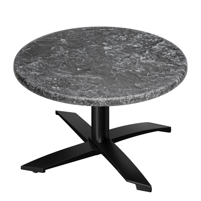 WTG | Jamaika Loungetafel | Ø:H 60 x 37 cm | Felsen / Sort | Ekstra vægt