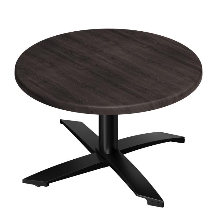 WTG | Werzalit Lounge Table | Ø:H 60 x 37 cm | Wenge / Black | Additional weight WTG | Werzalit Lounge Table | Ø:H 60 x 37 cm | Wenge / Black | Additional weight