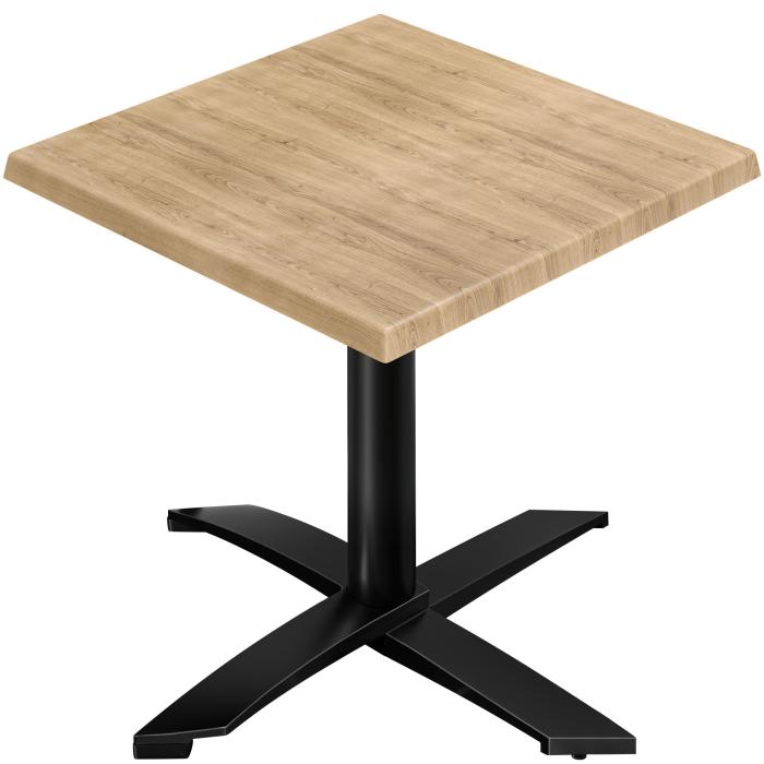 WTG | 31257 | B: D: H: 70 x 70 x 75,5 cm | Eik / Sort | Torget | Sammenleggbar + tilleggsvekt