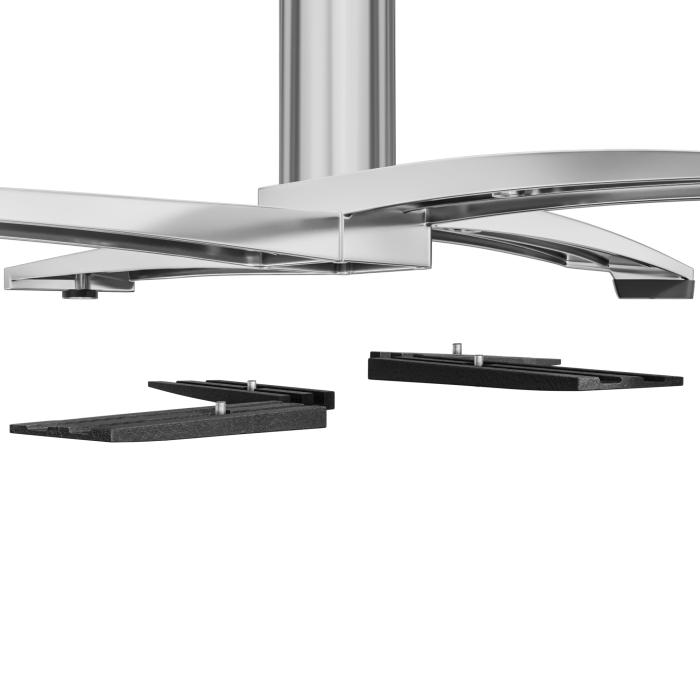 WTG | Werrzalit loungebord | B:D:H 60 x 60 x 37 cm | Rustikk furu / Aluminium | Ekstra vekt WTG | Werrzalit loungebord | B:D:H 60 x 60 x 37 cm | Rustikk furu / Aluminium | Ekstra vekt