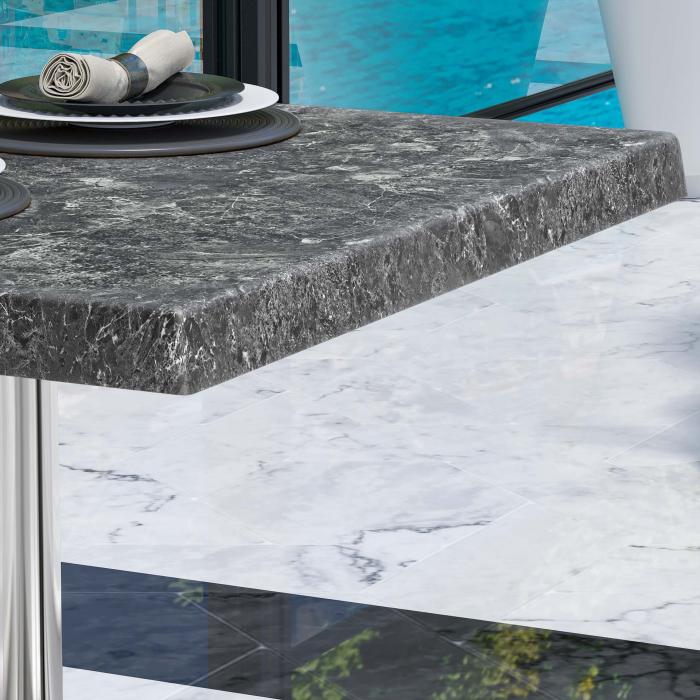 WTG | Werrzalit loungebord | B:D:H 60 x 60 x 37 cm | Stein / Aluminium | Ekstra vekt WTG | Werrzalit loungebord | B:D:H 60 x 60 x 37 cm | Stein / Aluminium | Ekstra vekt