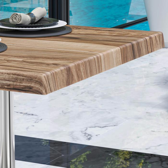 WTG | Werrzalit loungebord | B:D:H 60 x 60 x 37 cm | Sheesham / Aluminium | Ekstra vekt WTG | Werrzalit loungebord | B:D:H 60 x 60 x 37 cm | Sheesham / Aluminium | Ekstra vekt