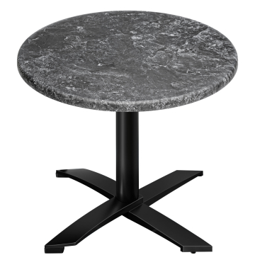 WTG | 31257 | Ø:K 70 x 75,5 cm | Kallio / Musta | Pyöreä