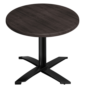 WTG | 31257 | Ø:K 70 x 75,5 cm | Wenge / Musta | Pyöreä