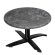 WTG | Jamaica Coffee Table | Ø:H 60 x 37 cm | Rock / Black | Foldable | Additional Weight