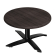 WTG | Werzalit Lounge Table | Ø:H 60 x 37 cm | Wenge / Black | Additional weight