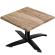 WTG | Werrzalit loungebord | B:D:H  60 x 60 x 37 cm | Sheesham / Svart | Sammenleggbar | Ekstra vekt