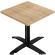 WTG | 31257 | B: D: H: 70 x 70 x 75,5 cm | Eik / Sort | Torget | Sammenleggbar + tilleggsvekt