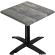 WTG | 31257 | B: D: H: 70 x 70 x 75,5 cm | Rustikk Furu/Sort | Torget | Sammenleggbar + tilleggsvekt