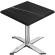 WTG | 31257 | B: D: H: 70 x 70 x 75,5 cm | Sort marmor/aluminium | Torget | Sammenleggbar + tilleggsvekt