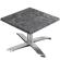 WTG | Werrzalit loungebord | B:D:H  60 x 60 x 37 cm | Stein / Aluminium | Ekstra vekt