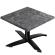 WTG | Werrzalit loungebord | B:D:H  60 x 60 x 37 cm | Stein / Svart | Ekstra vekt