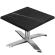 WTG | Werrzalit loungebord | B:D:H  60 x 60 x 37 cm | Svart marmor / Aluminium | Ekstra vekt