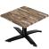 WTG | Werrzalit loungebord | B:D:H  60 x 60 x 37 cm | Vintage Old / Svart | Ekstra vekt