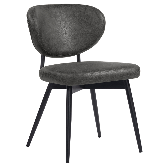 Yara | Chaise d'hôtel | Noir | Cuir