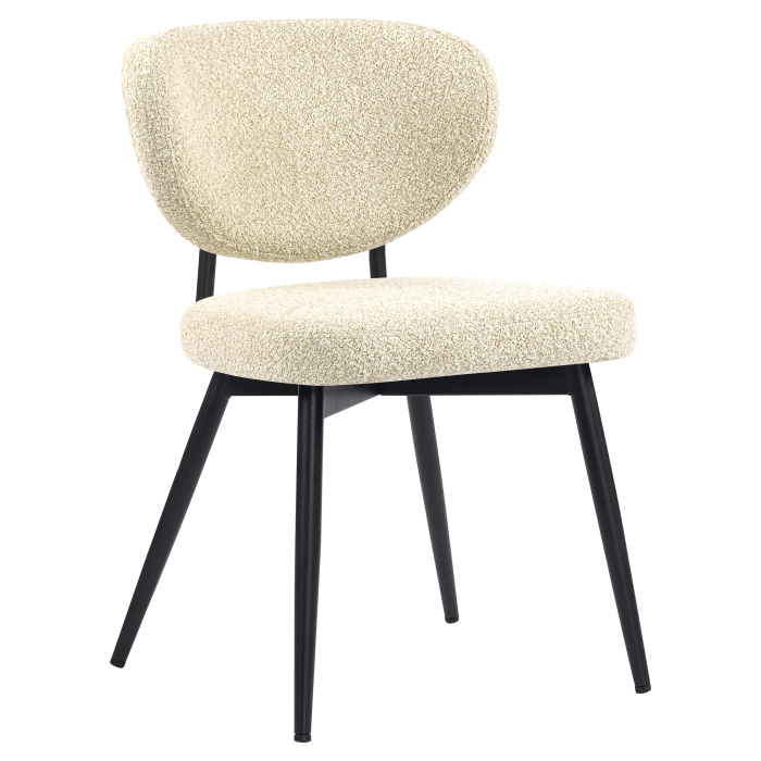 Yara | Hotellstol | Beige | Teddystoff