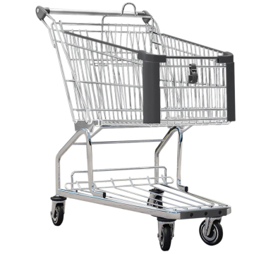 ZEUS | Einkaufswagen | 60 Liter | Anthrazit | + Kindersitz | + Ablagefläche